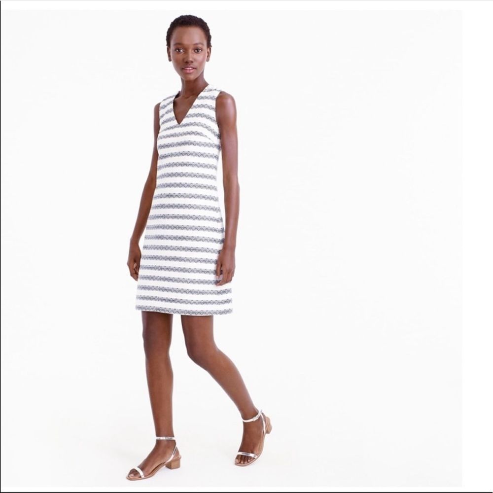 J.crew striped tweed dress 6 #F1488